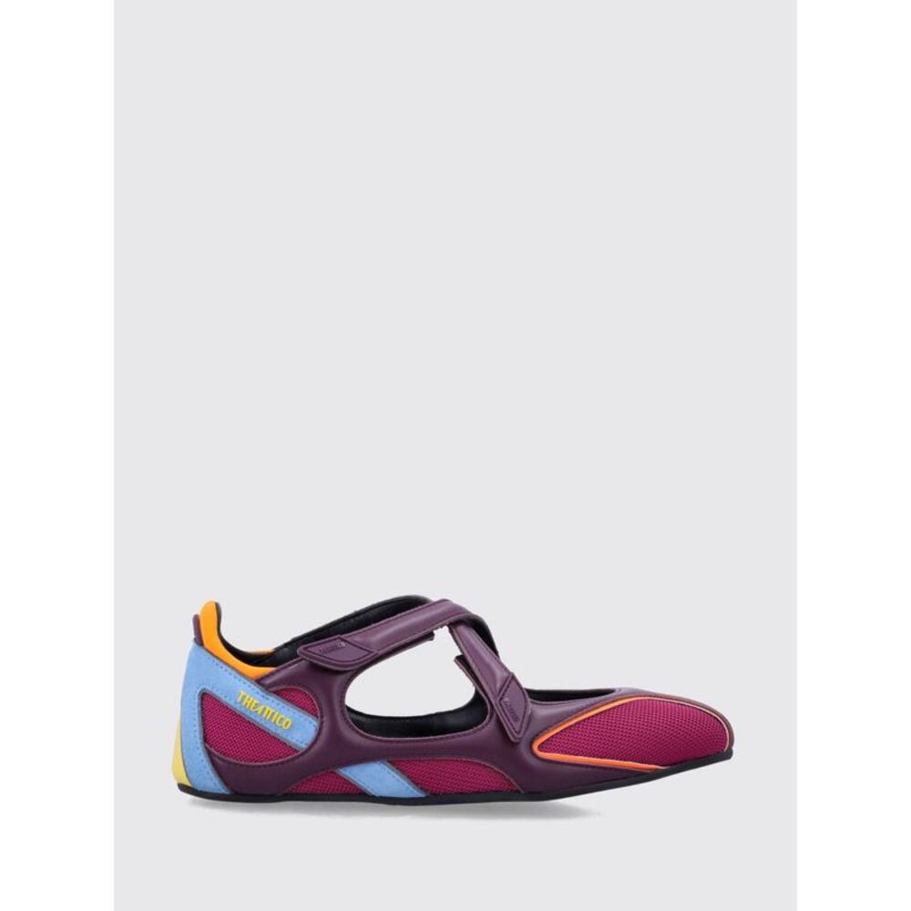 The Attico Women The Attico Floor 01 Mary Jane Flats With Abstract Print